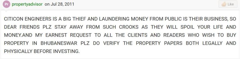 Citicon Engineers property fraud